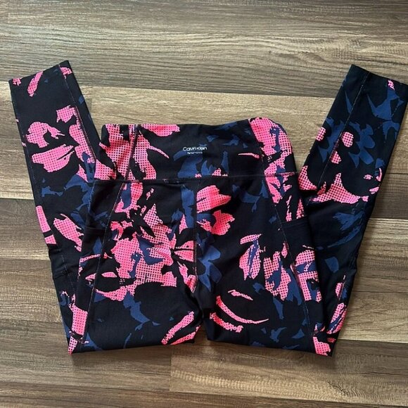 Calvin Klein Performance Cropped Tights Size Small - Picture 4 of 7